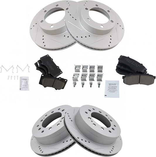 Performance Brake Pad & Rotor Kit for 2003-2007 Toyota Sequoia