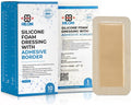 Hilom Silicone Foam Dressing with Adhesive Border 4 in x 10 in