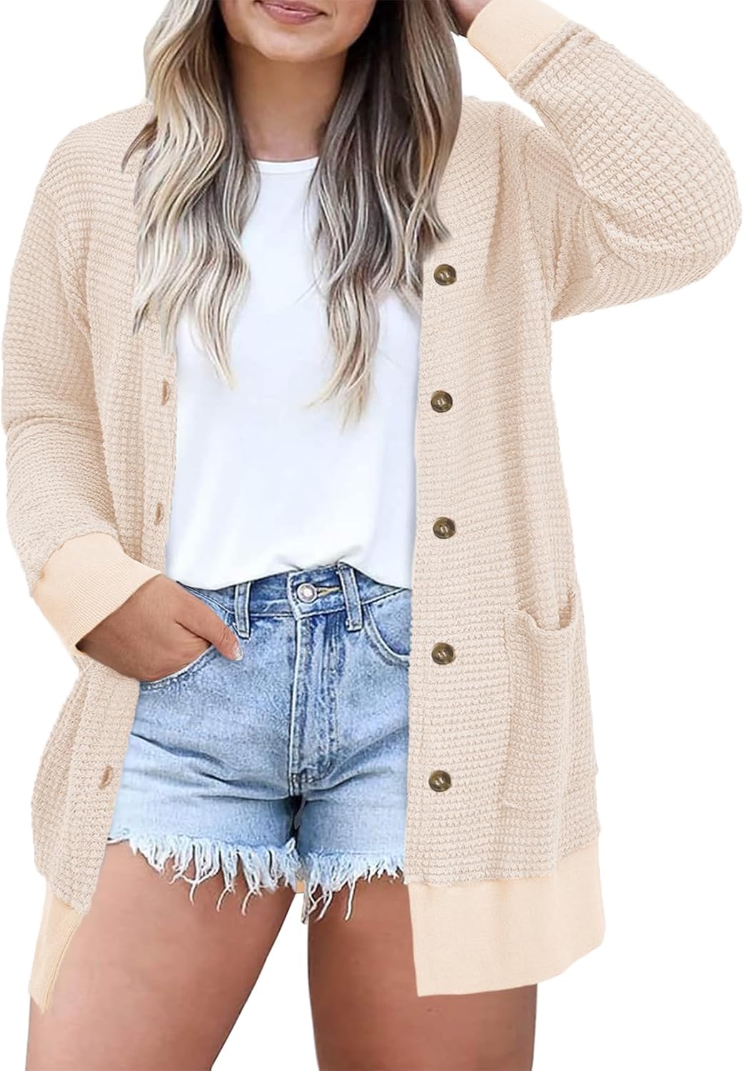 Eytino Womens Plus Size Cardigans for Casual Chic Style