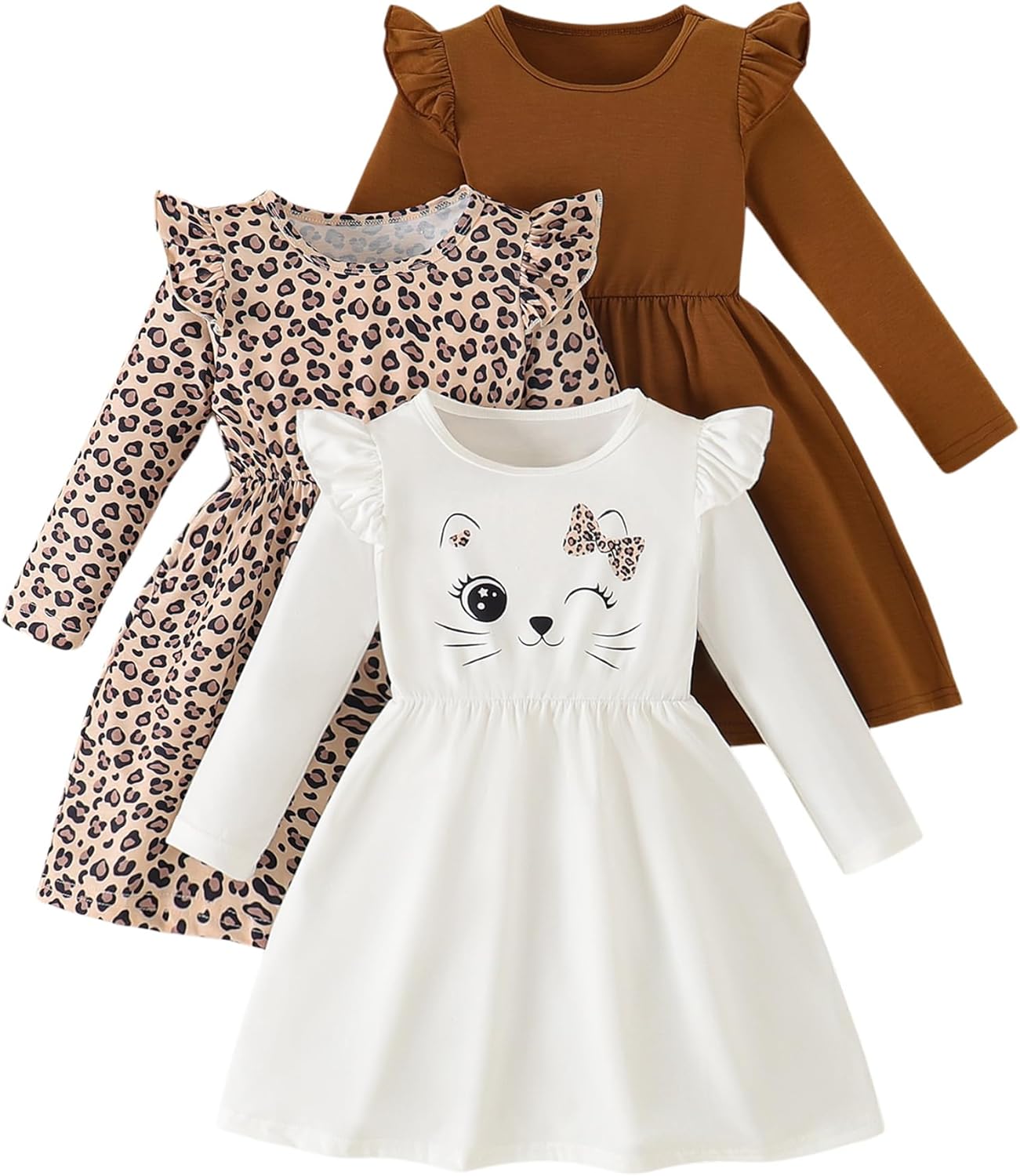 Girls Dresses Toddler Girls Dress 3-Pack for Every Occasion
