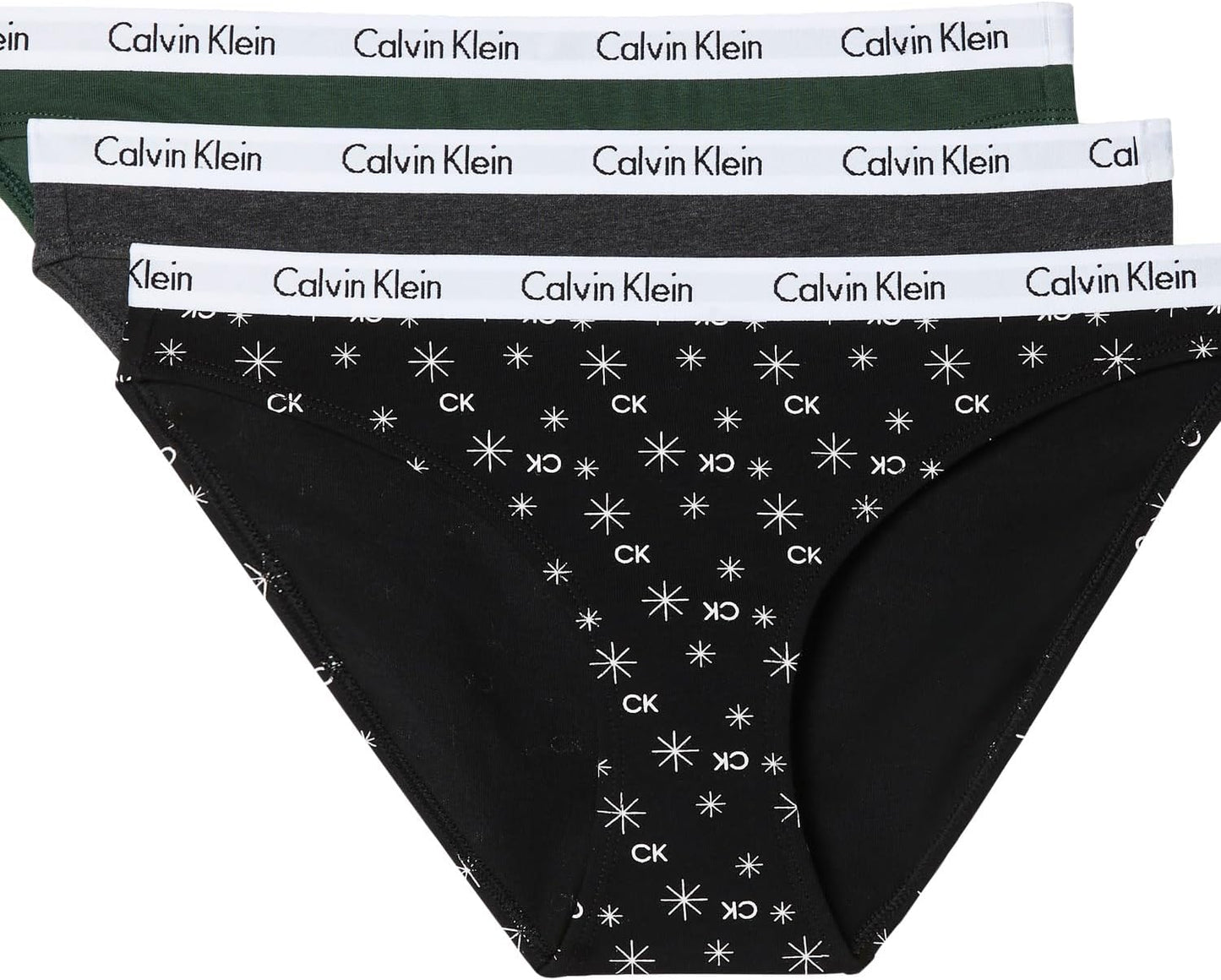 Calvin Klein Women's Carousel Logo Cotton Stretch Bikini Panties