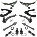 TRQ Front Steering & Suspension Kit Ball Joint Control Arm - Civic Fit