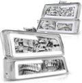LED DRL Headlight Lamps for Chevy Silverado Avalanche 2003-2007