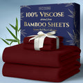 DECOLURE 100% Viscose from Bamboo Full Sheet Set - Cooling Comfort