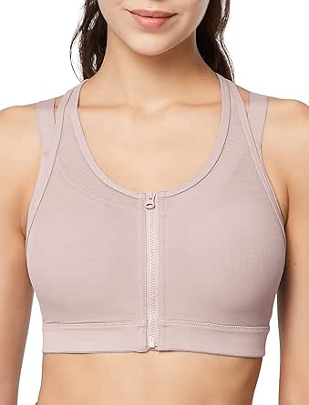 Yvette High Impact Women Sports Bra Front Closure for Plus Size