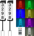 Solar House Numbers for Outside LED Illuminated Address Sign - Easy