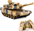 1/24 RC Tank M1A2 Abrams Remote Control Battle Tank - Realistic Smoke