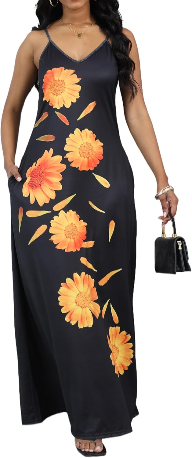 BessCops Summer Maxi Dresses for Women 2025 Plus Size Fashion