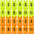Vabean 24 Pack Nylon Mesh Scrimmage Team Practice Vests - Easy Team ID