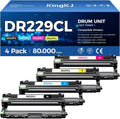 DR229CL Drum Unit 4-Pack Replacement for Brother - High Yield Set