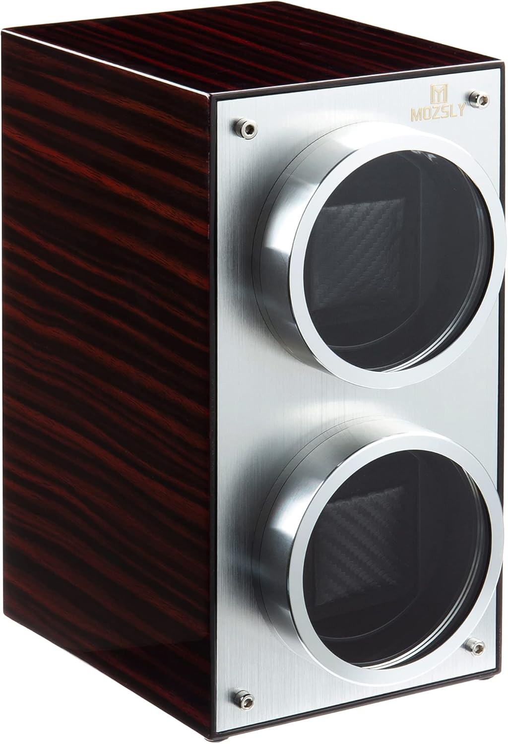 MOZSLY Double Watch Winder - Quiet Motor, 12 Rotation Modes
