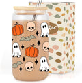 16oz Spooky Glass Tumbler - Halloween Gifts for Her