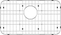 Sink Bottom Grid 23 in x 13 in 3-Piece Stainless Steel - Durable