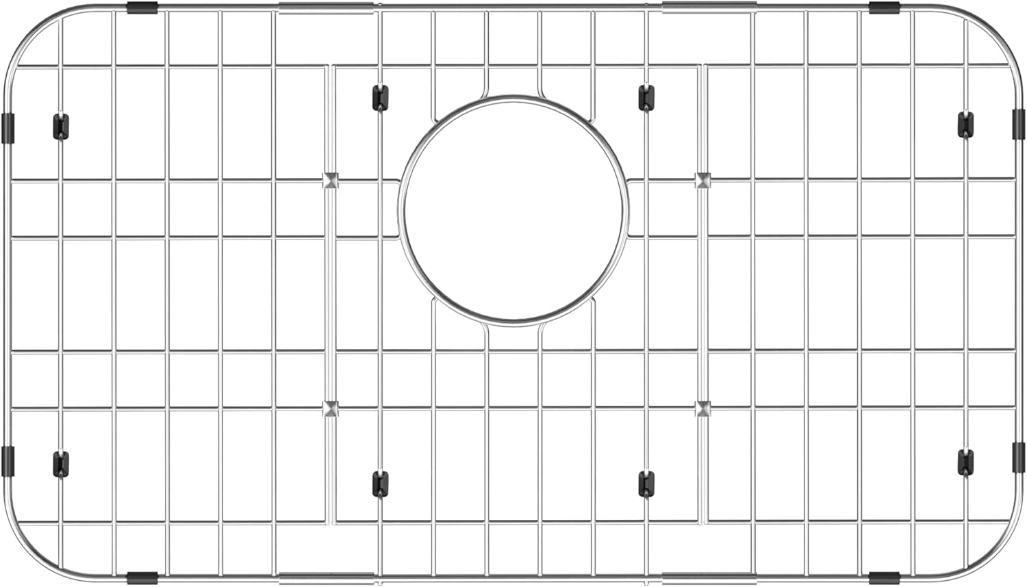 iPEGTOP Sink Bottom Grid - 3-Piece Stainless Steel Protector