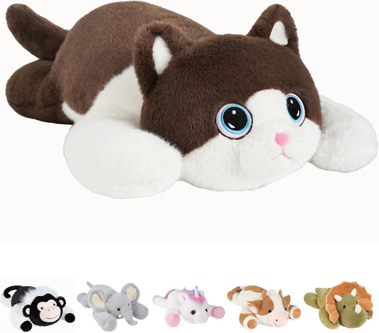 Weighted Stuffed Animals Cat - 25in Plush Toy for All Ages