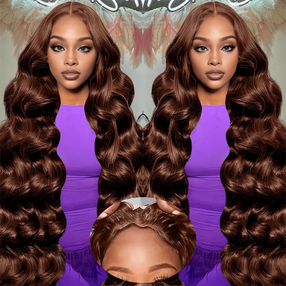 28 Inch Chocolate Brown Lace Front Wig for Gorgeous Styles