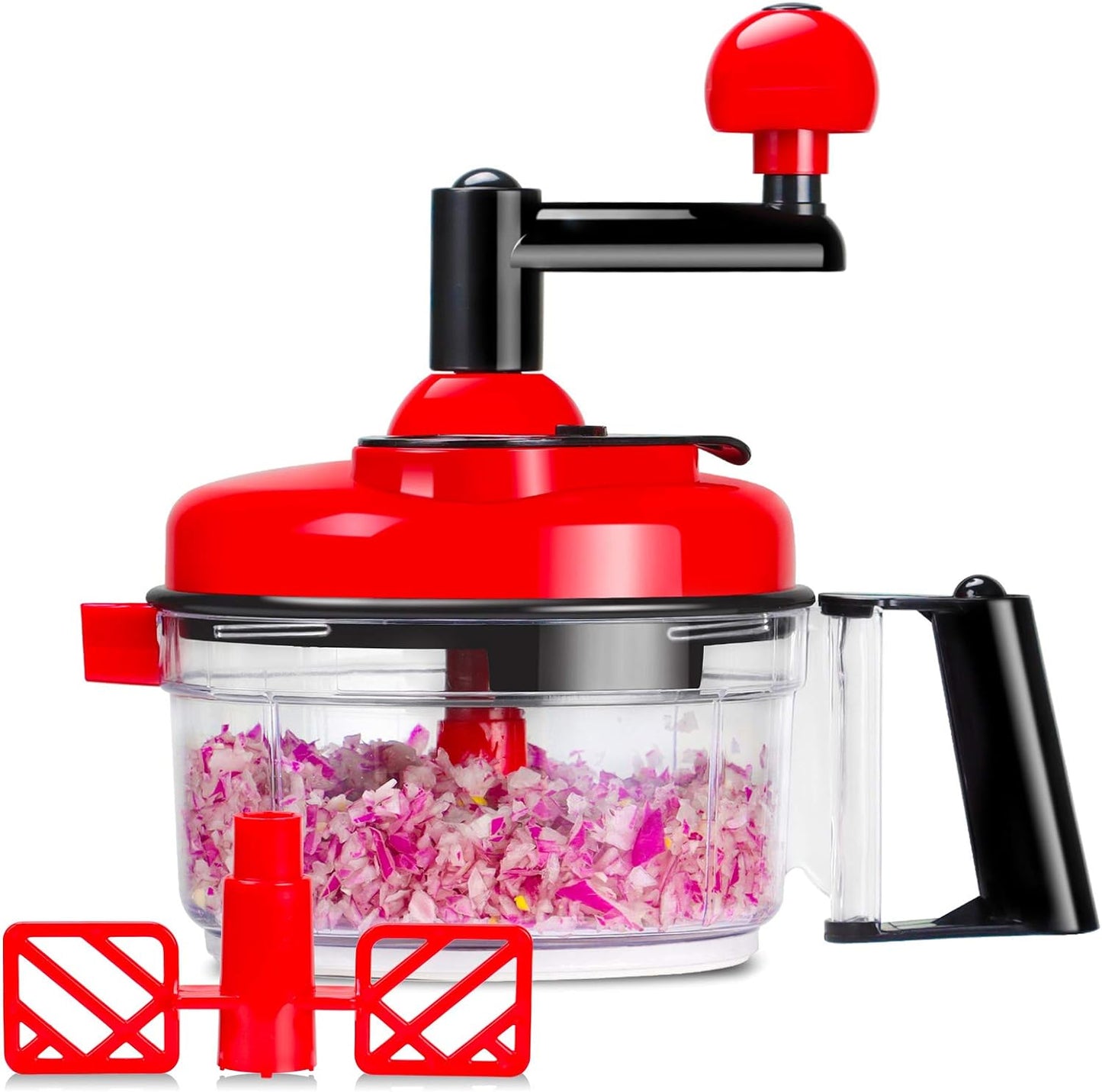 Versatile Cambom Manual Food Chopper - 8 Functions in 1!