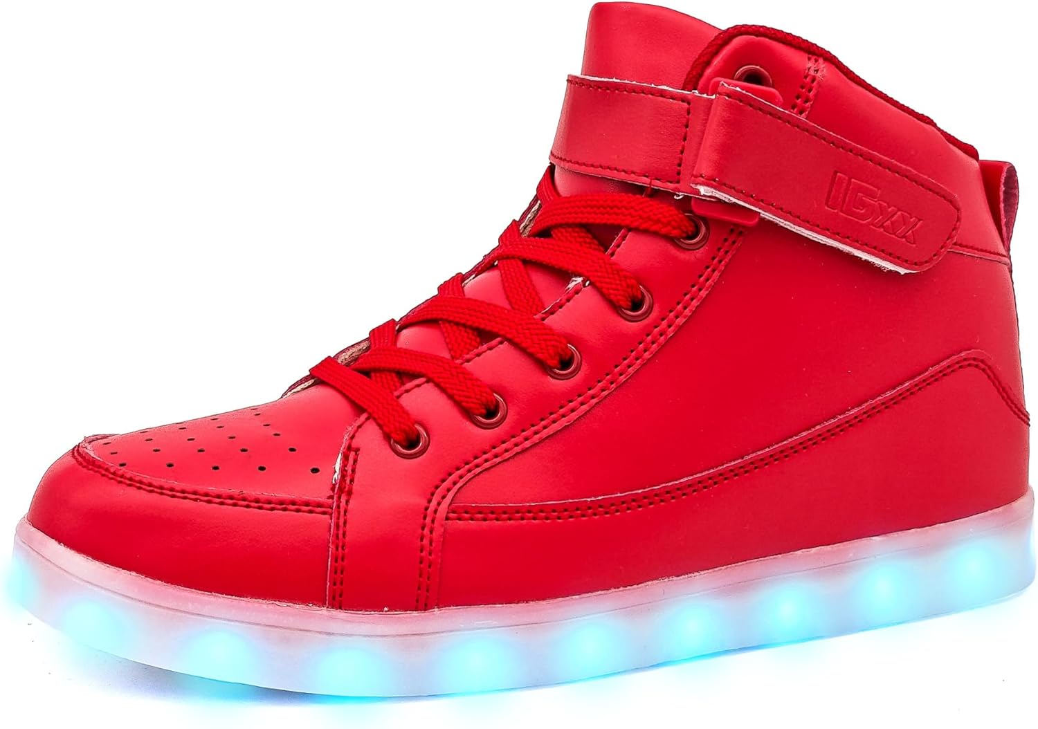 LED Light Up Shoes for Kids High Top Sneakers with USB Charging