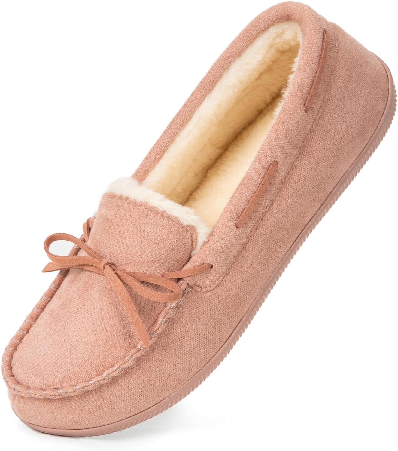 HomeTop Women's Moccasins House Slippers for Cozy Comfort