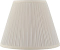 Hardback Empire Spider Lamp Shade Pleated White - Classic Fit