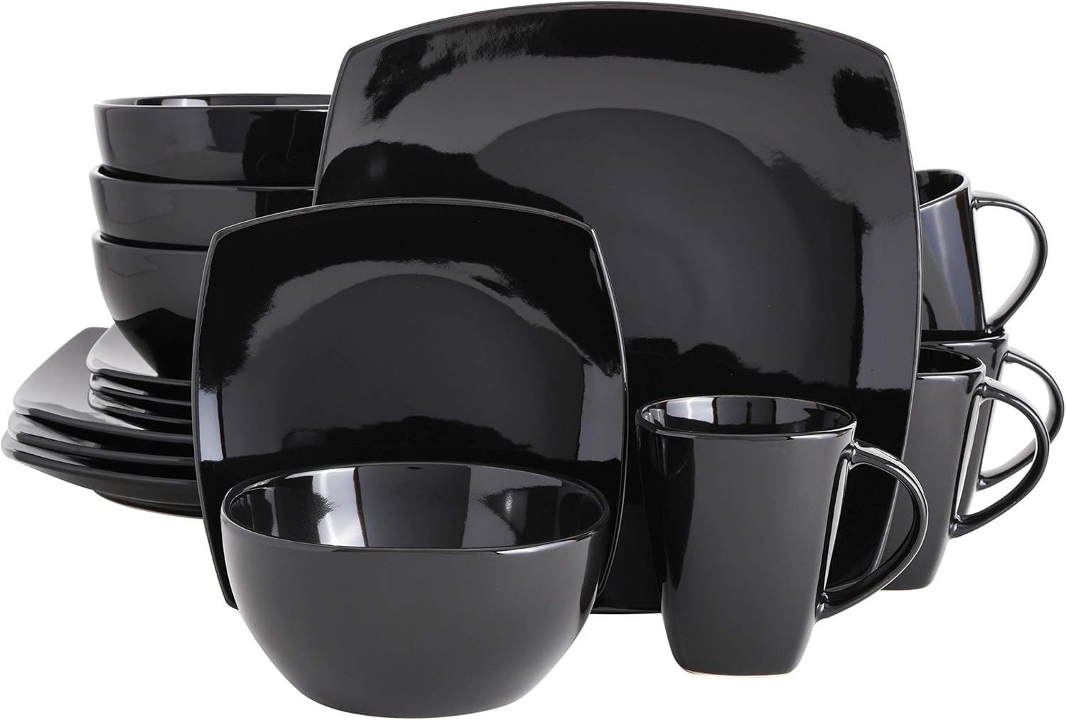 Gibson Elite Soho Lounge Square Stoneware Dinnerware Set Review