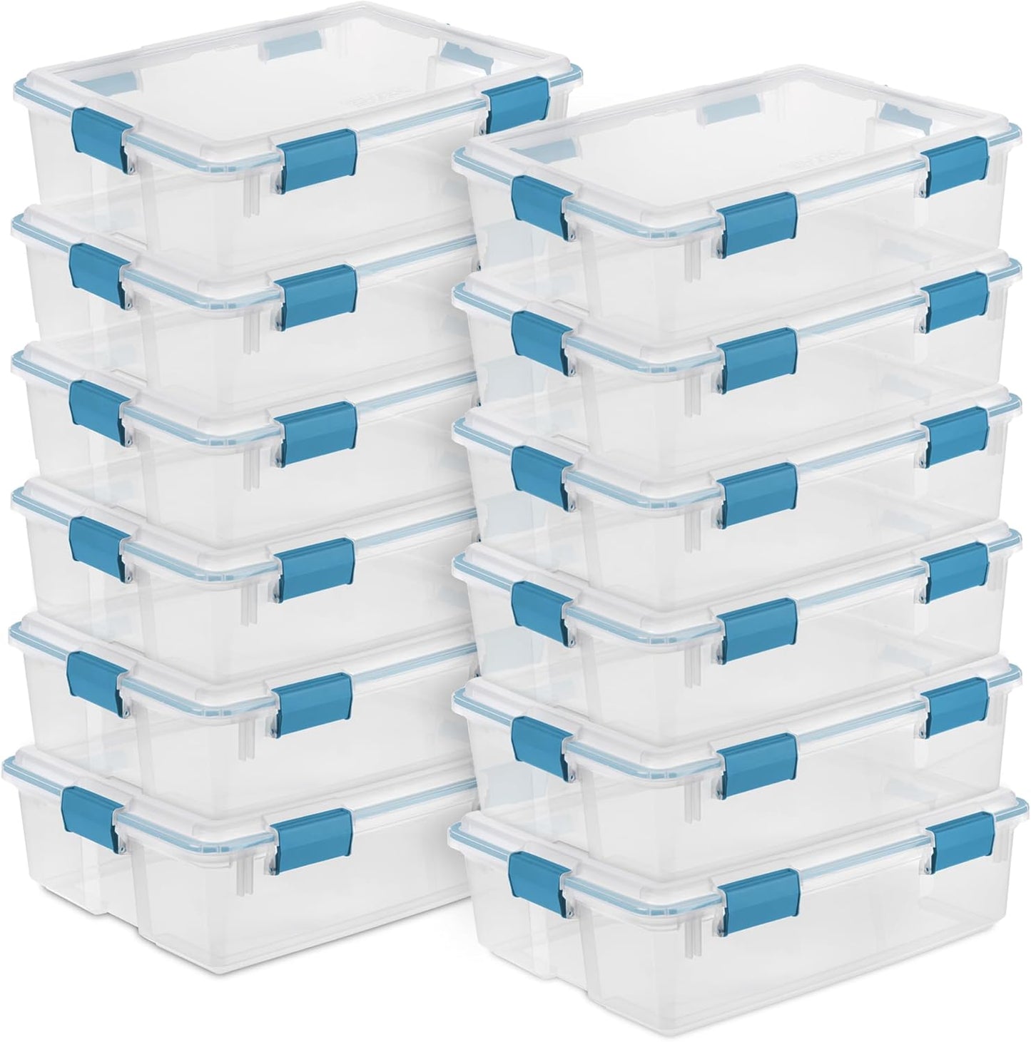 Sterilite 12-Pack Gasket Box for Weather-Resistant Storage