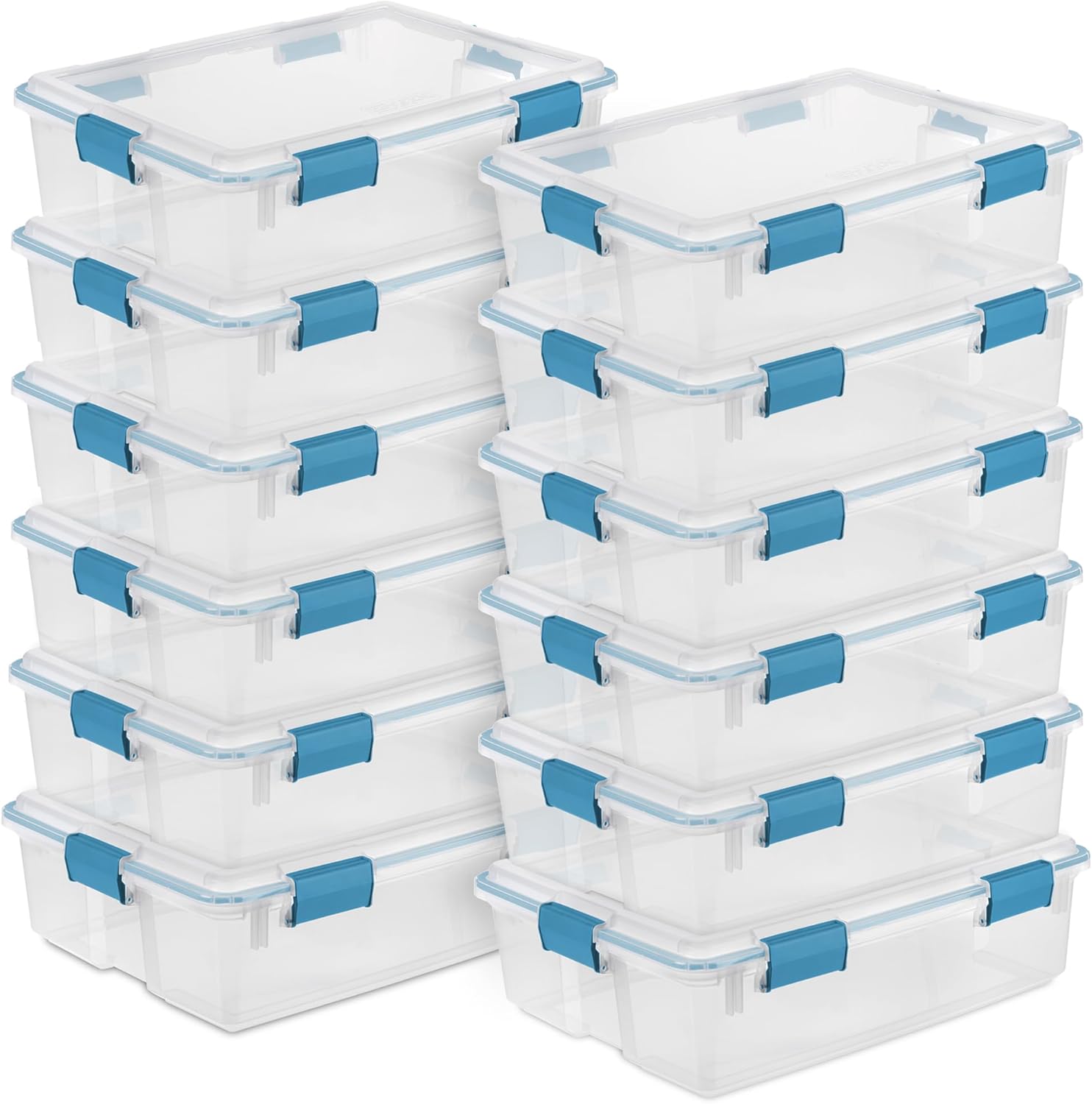 Sterilite 12-Pack Gasket Box for Weather-Resistant Storage