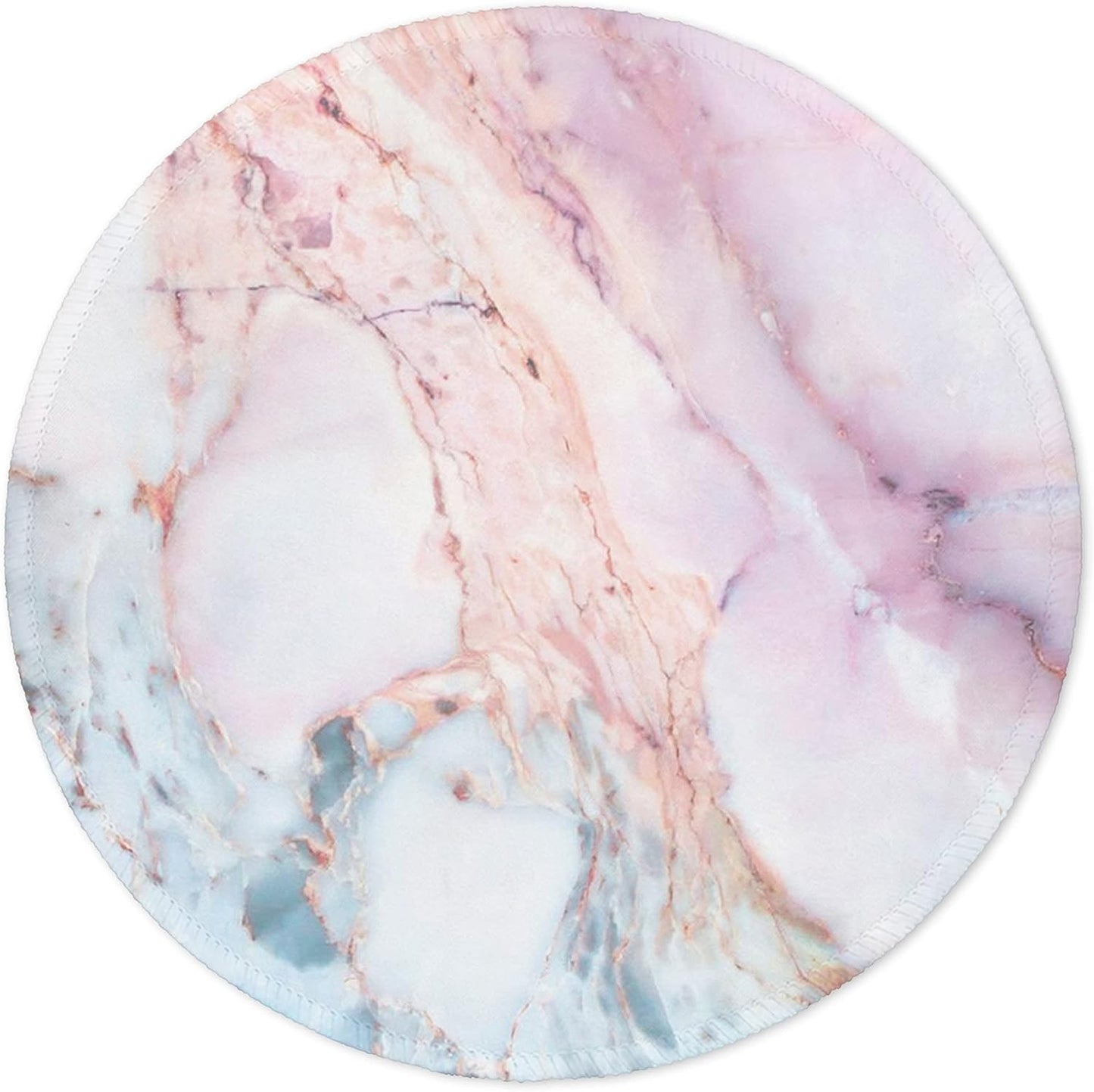 Premium Pink Marble Mouse Pad - Non-Slip Base