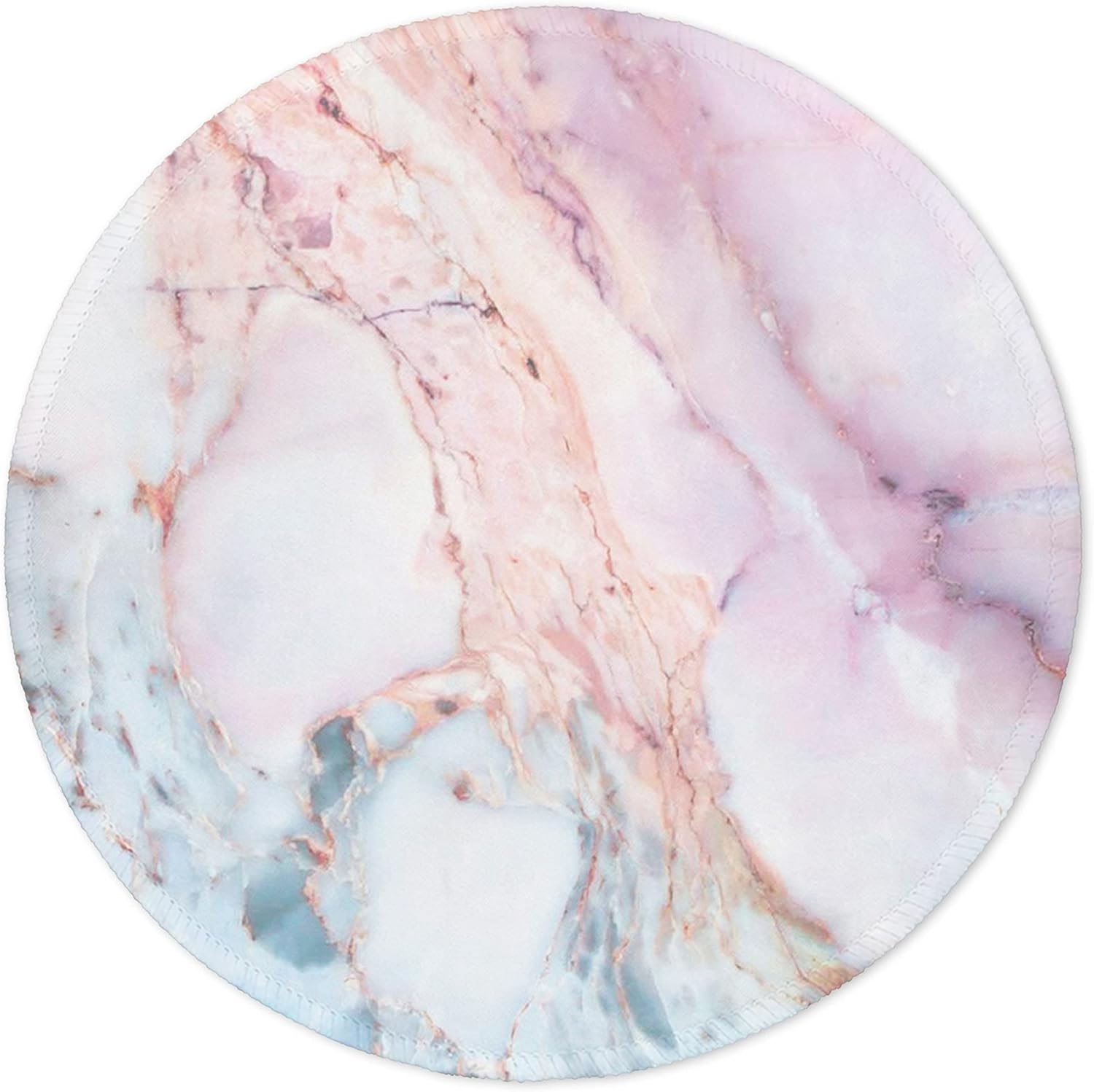 Premium Pink Marble Mouse Pad - Non-Slip Base