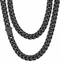 ChainsHouse Stainless Steel Mens Cuban Link Chain - Durable 18K Men's