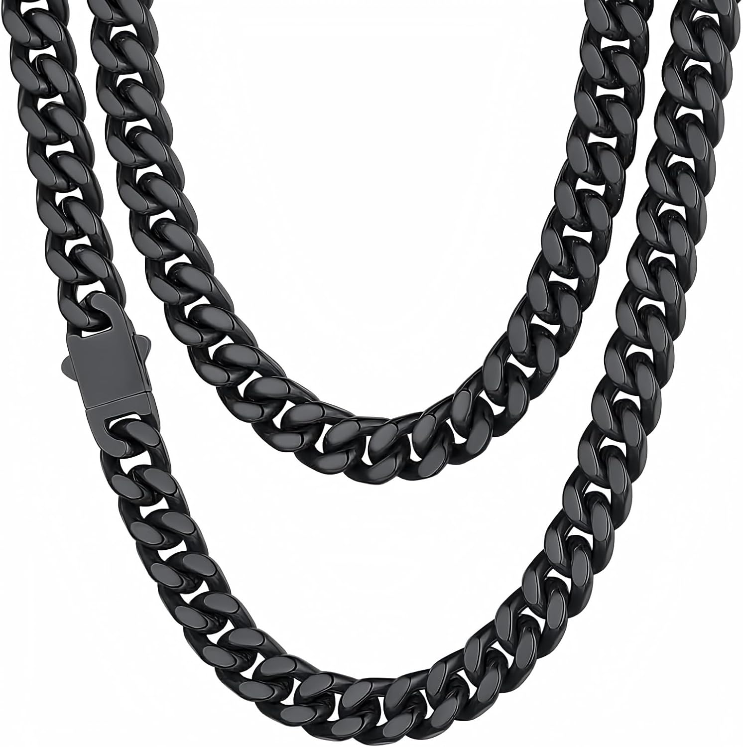 ChainsHouse Stainless Steel Mens Cuban Link Chain Necklace Gift