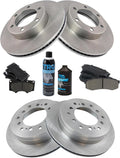 Front and Rear Ceramic Brake Pad & Rotor Kit for 2003-2007 Sequoia