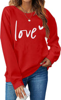 Love Heart Valentines Day Sweatshirt - Cozy & Chic!
