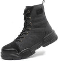 SUADEX Steel Toe Boots for Men Women - Indestructible Non Slip Work