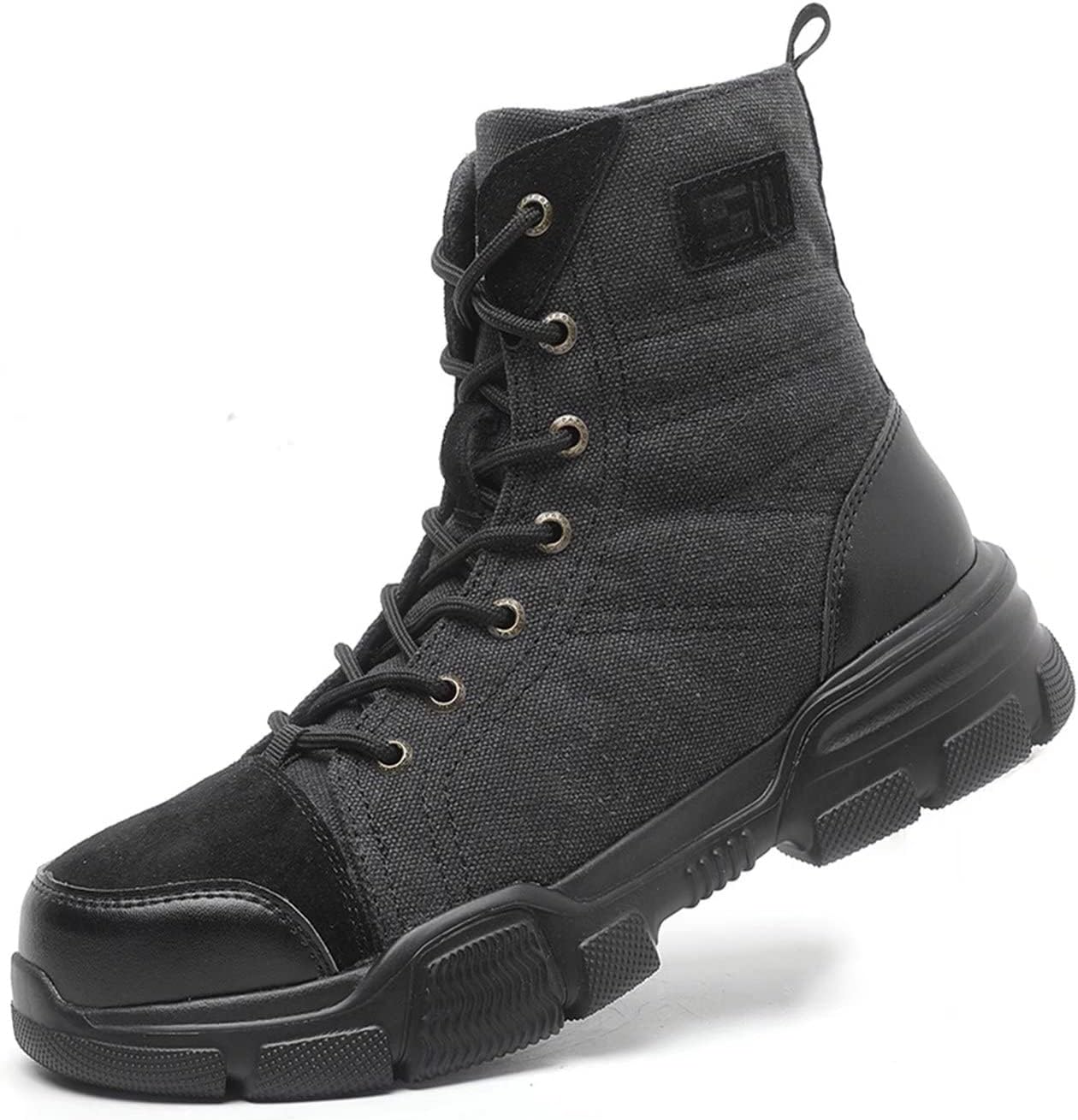 SUADEX Steel Toe Boots for Men Women - Comfortable Work Safety Shoes
