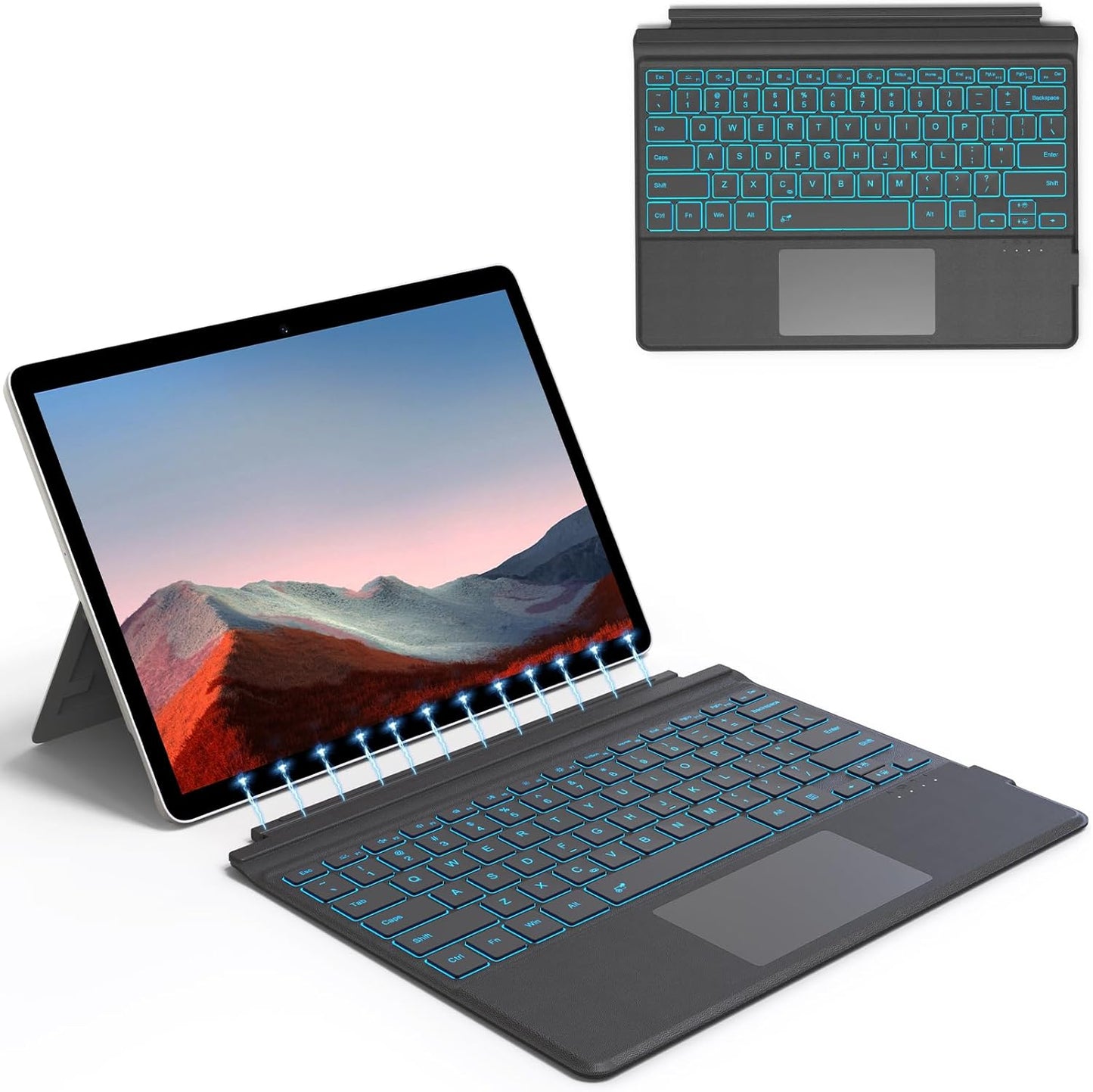 Bluetooth Wireless Keyboard for Surface Pro 3 to Pro 7 Models