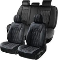 Coverado Car Seat Covers Premium Nappa Leather Full Set - Luxury Fit