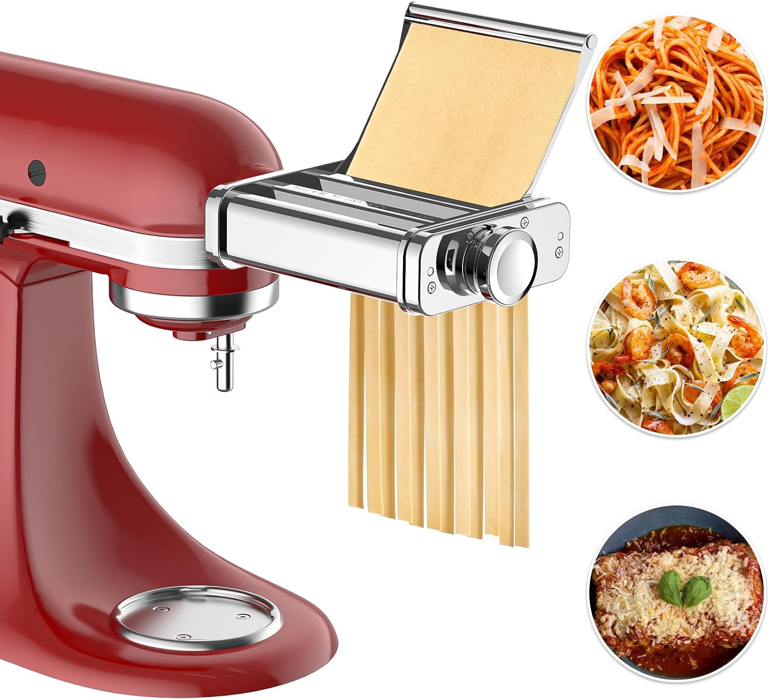 KitchenAid 3-in-1 Pasta Maker Attachment - Effortless Homemade Pasta!