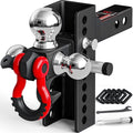 TYT Heavy-Duty Trailer Hitch Tri-Ball Mount for 2-in Receiver