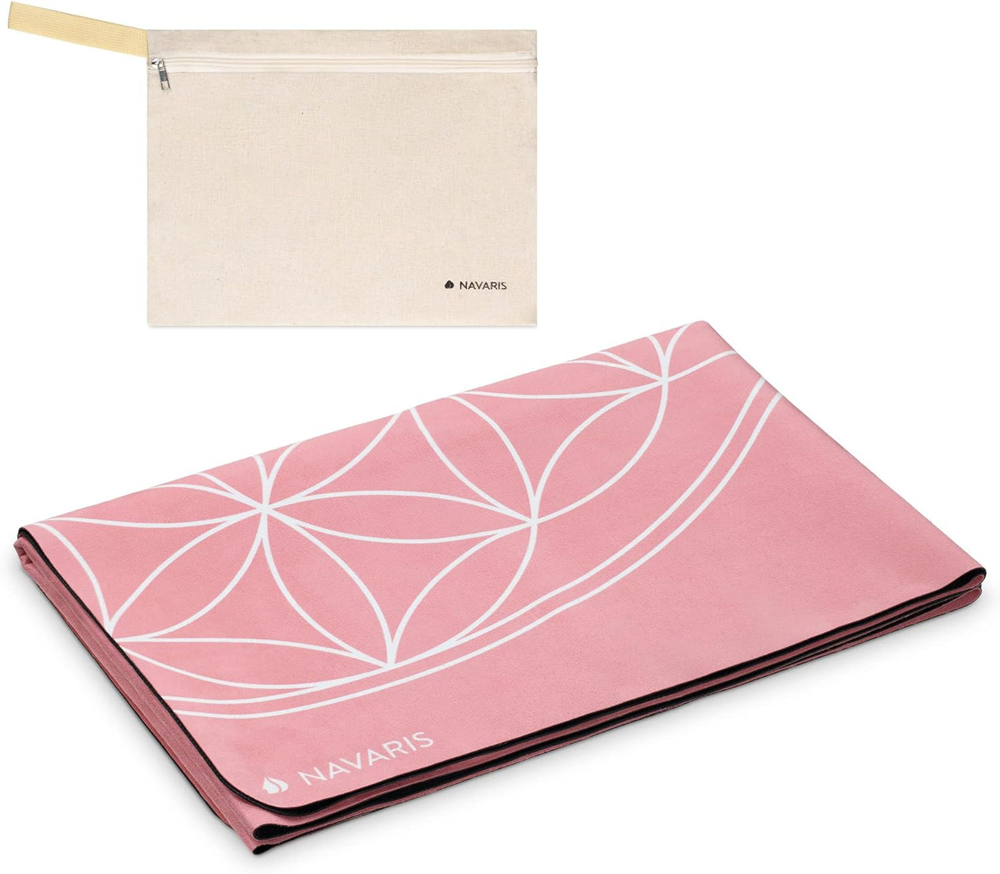 Navaris Foldable Yoga Mat - Ultra Thin for On-the-Go Fitness