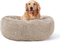 HACHIKITTY Cozy Donut Dog Bed for Large Breeds and Relaxing Comfort