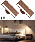 Battery Operated Wall Sconces Set of 2 for Bedroom Lighting