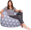 Posh Creations Bean Bag Chair 48in X-Large - Removable Washable Cover