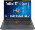 Lenovo ThinkPad E14 Gen 5 Business Laptop - Durable, Portable