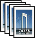 Wiscet 24x36 Poster Frame Set of 4 for Stunning Displays