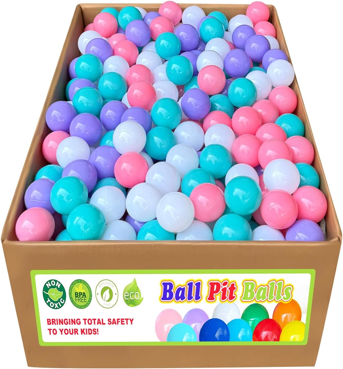 Colorful Plastic Soft Ball Pits Balls for Kids and Toddlers