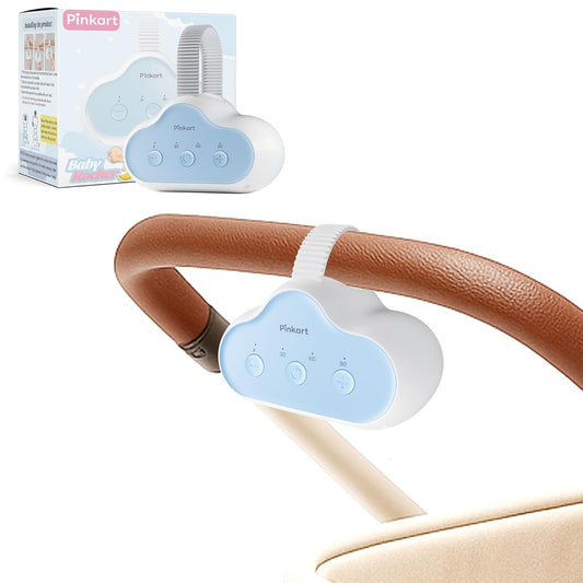 Rechargeable Stroller Rocker for Newborns to Toddlers - Quiet Bouncer