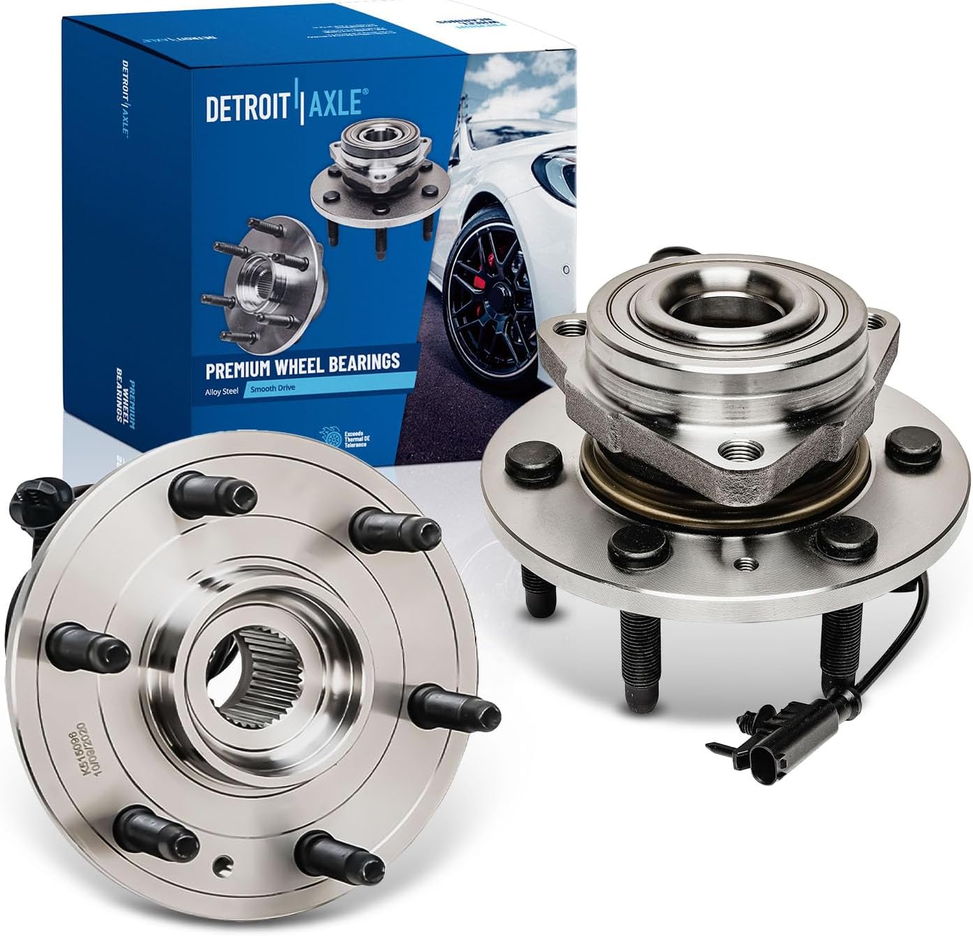 4WD Front Wheel Bearing Hubs for Chevy GMC Silverado Tahoe