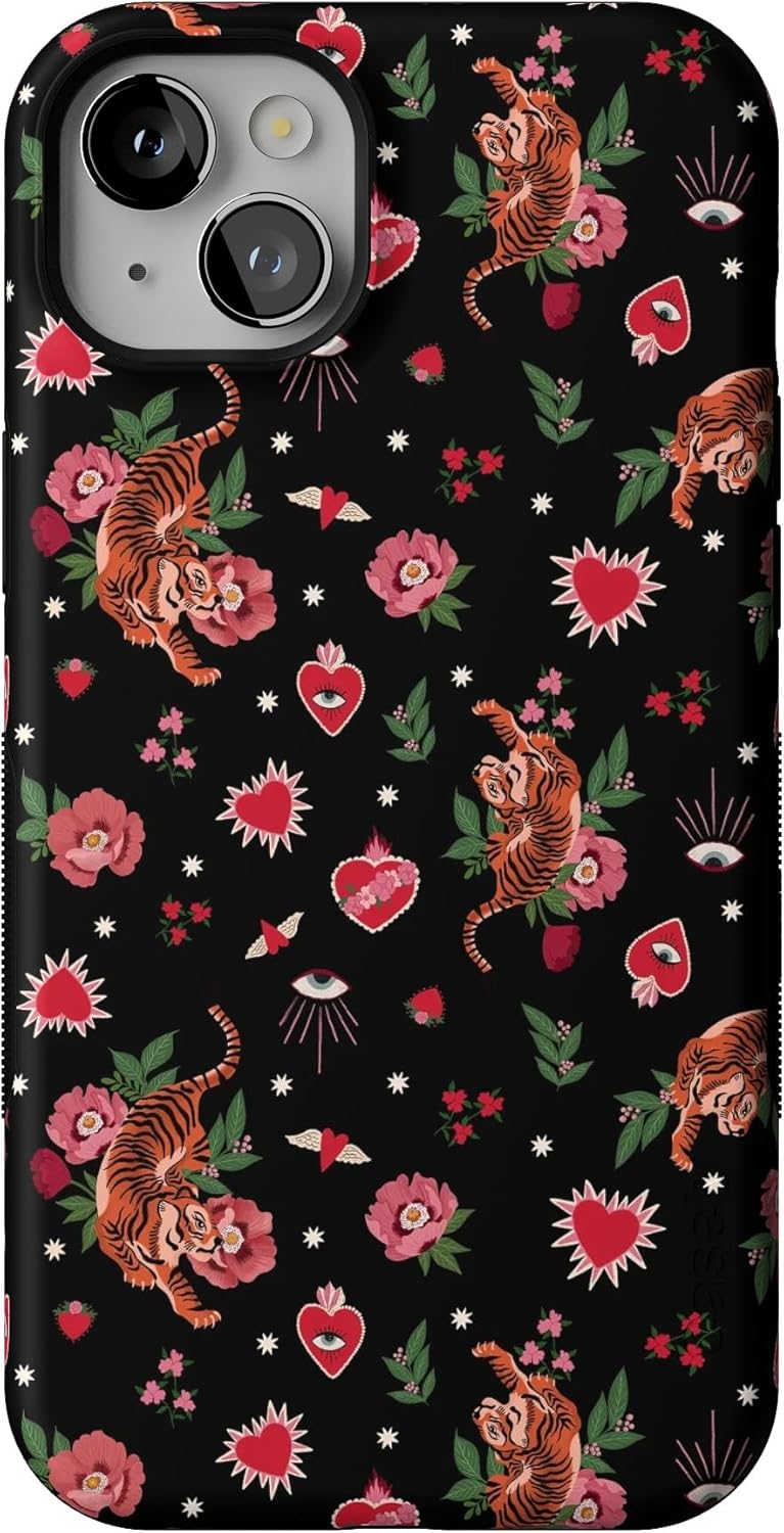 Bold Protective iPhone 14 Plus Case with Unique Tiger Design