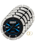 CRALY 4-1/2 in Super Thin Segmented Diamond Blade - Fast Masonry Cuts